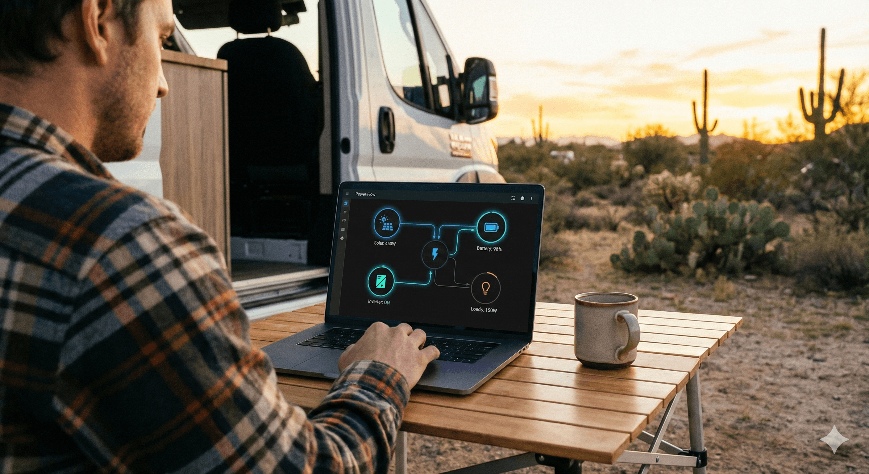 Complete Victron electrical system installation in camper van with battery monitoring